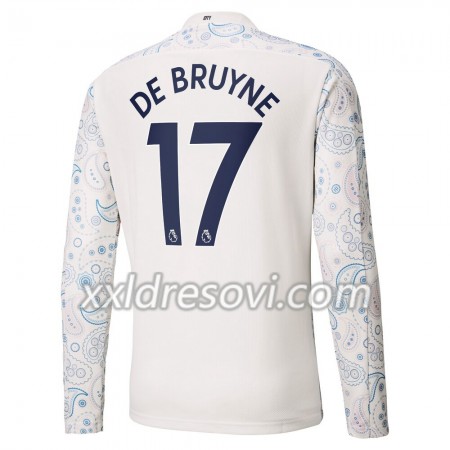 Manchester City Kevin De Bruyne 17 Treći Nogometni Dres 2020-2021 Dugim Rukavima